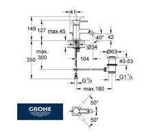 MONOMANDO BIDE ALLURE GROHE